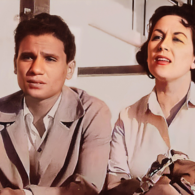 ليلى مراد وعبد الحليم حافظ