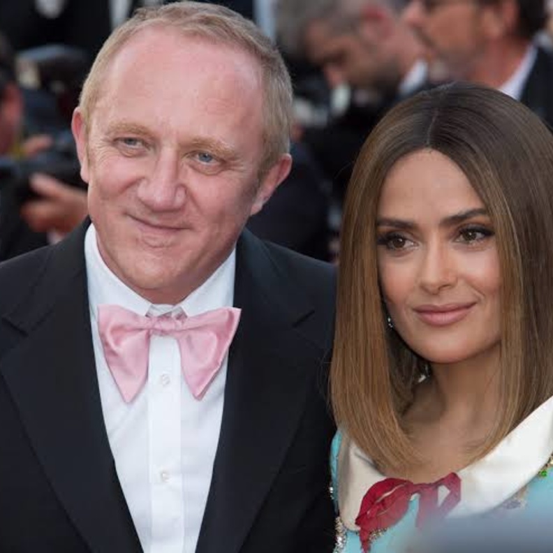 سلمى حايك و زوجها