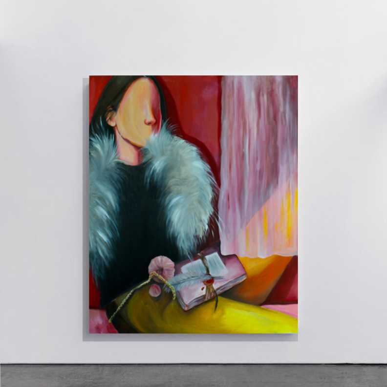  لوحة فنية للرسامة مي الدوسري