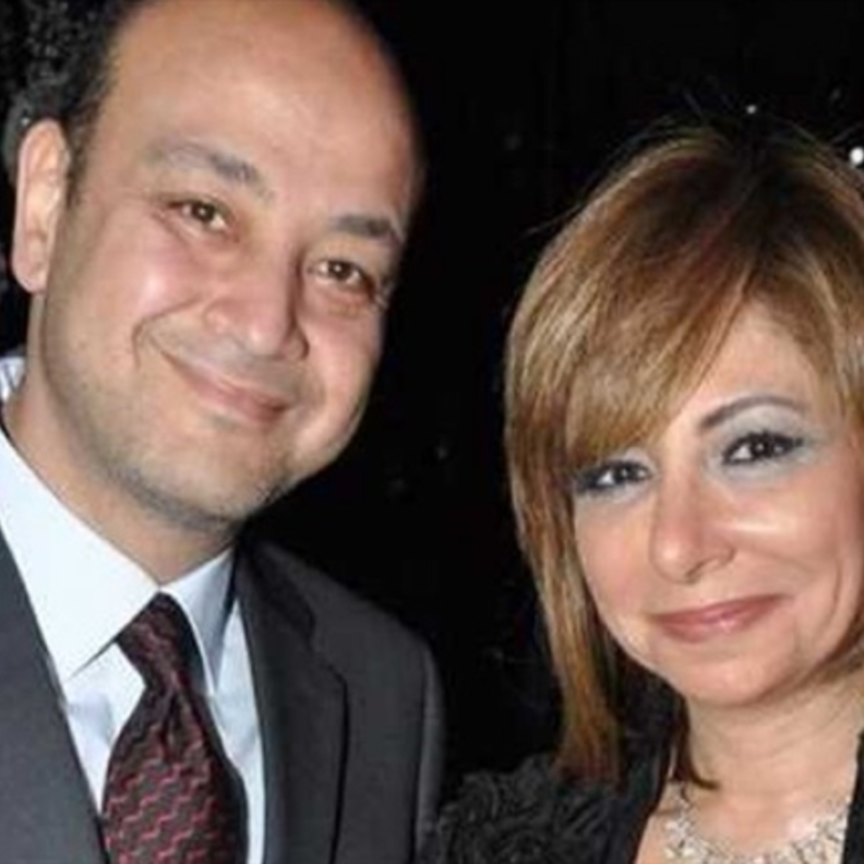 عمرو أديب ولميس الحديدي