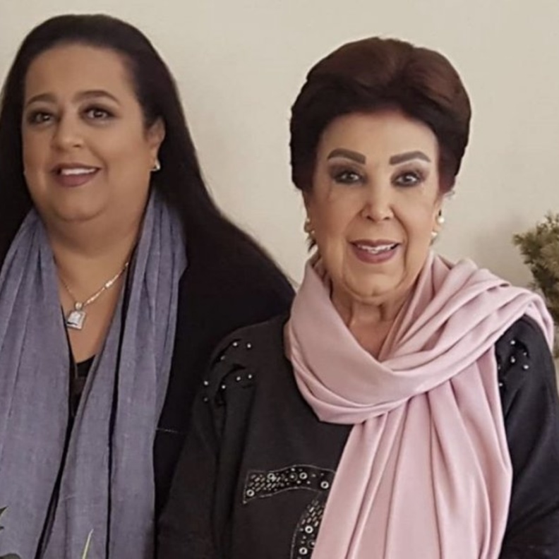 رجاء الجداوي وابنتها