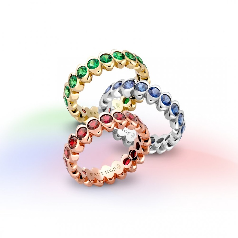 Cosmic Curve.. خواتم فريدة من Fabergé