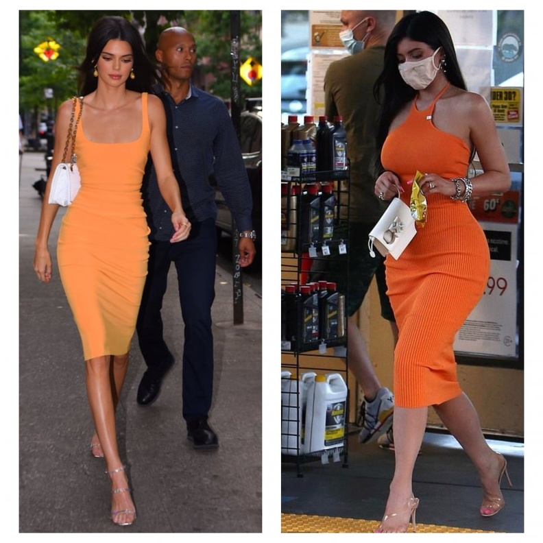  كايلي جينر تستوحي من اطلالة كيندل في الفستان البرقتالي من الأجمل