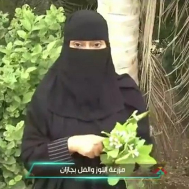  قصة نجاح المواطنة السعودية افراح غابي في زراعة الفل واللوز في جازان