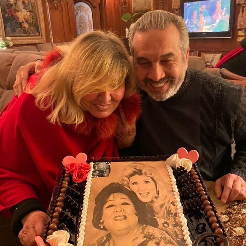 سهير رمزي وزوجها