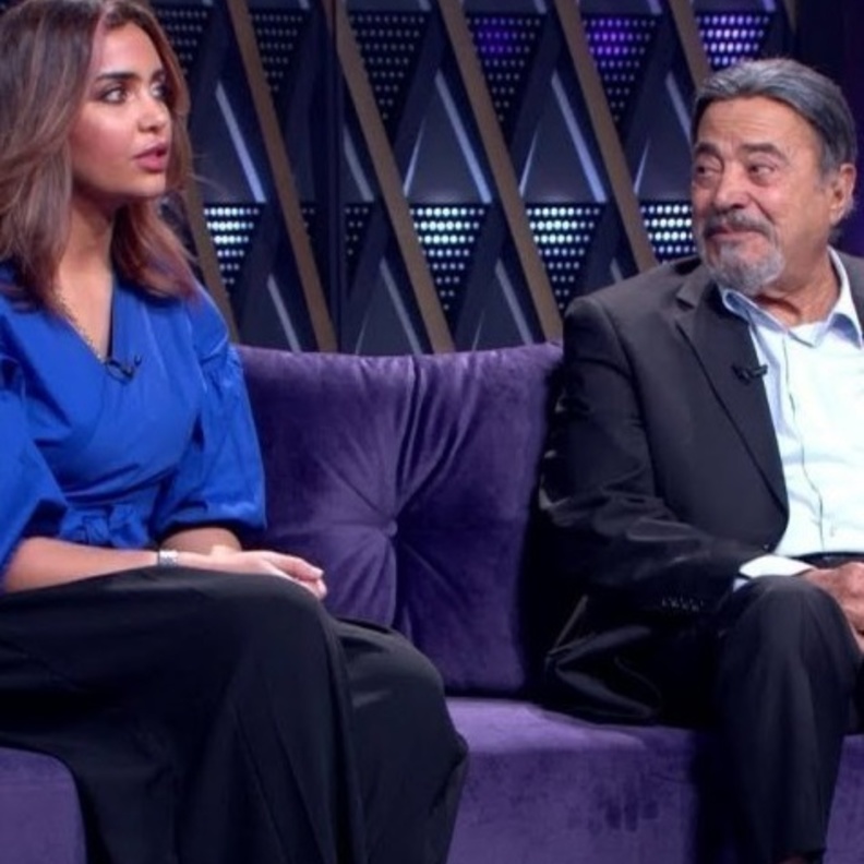 يوسف شعبان وابنته