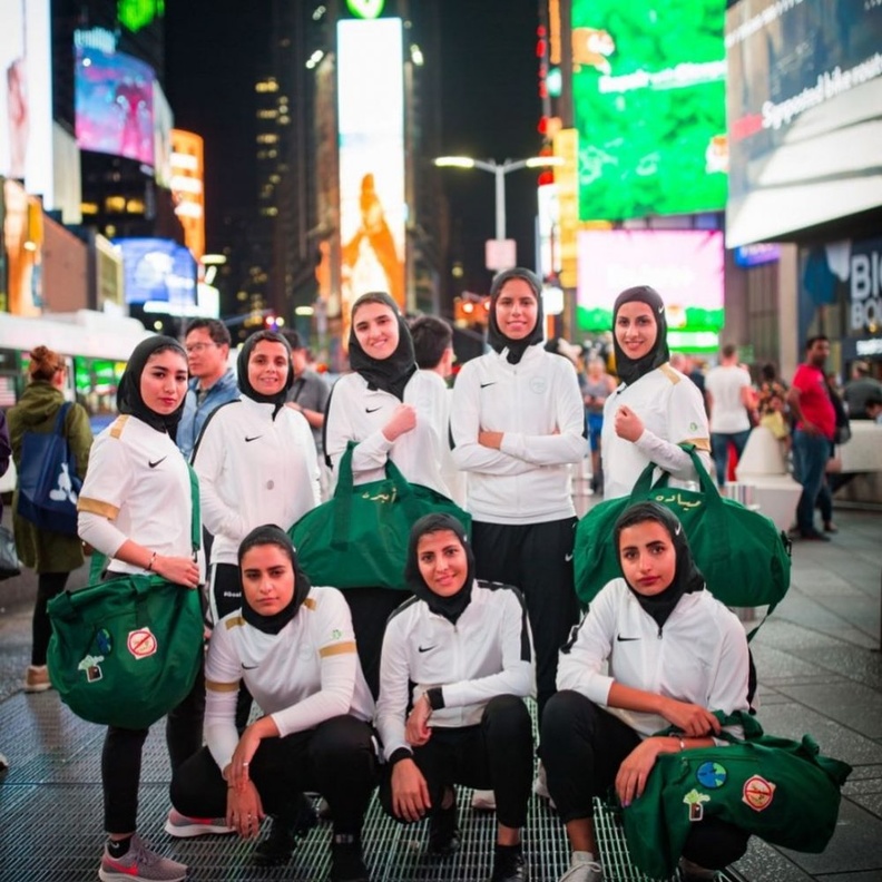  المشاركة التاريخية للفريق الأخضر السعودي 