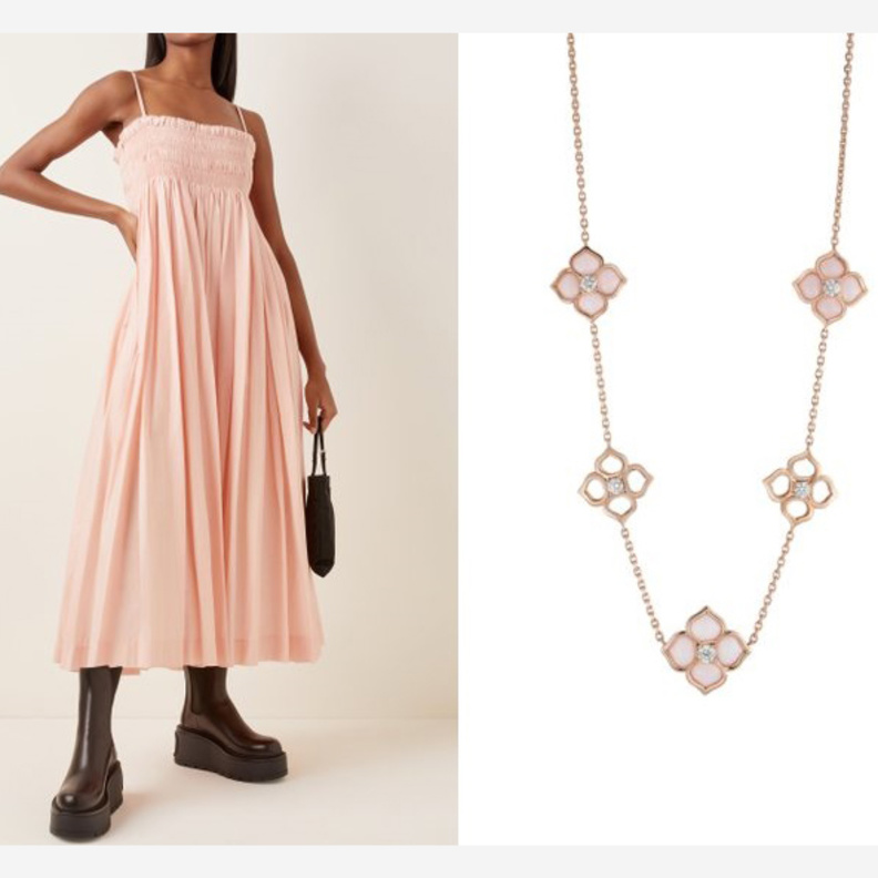 سلسال من Chopard وفستان من Molly Goddard