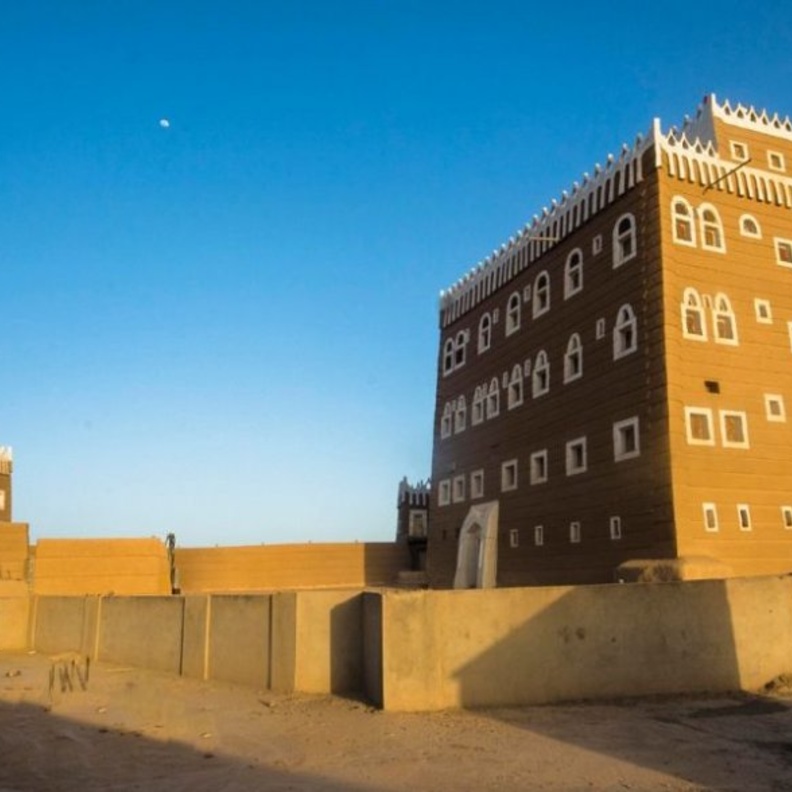 تصميم معماري مميز لقصر العان الاثري- المصدر وكالة الأنباء السعوية