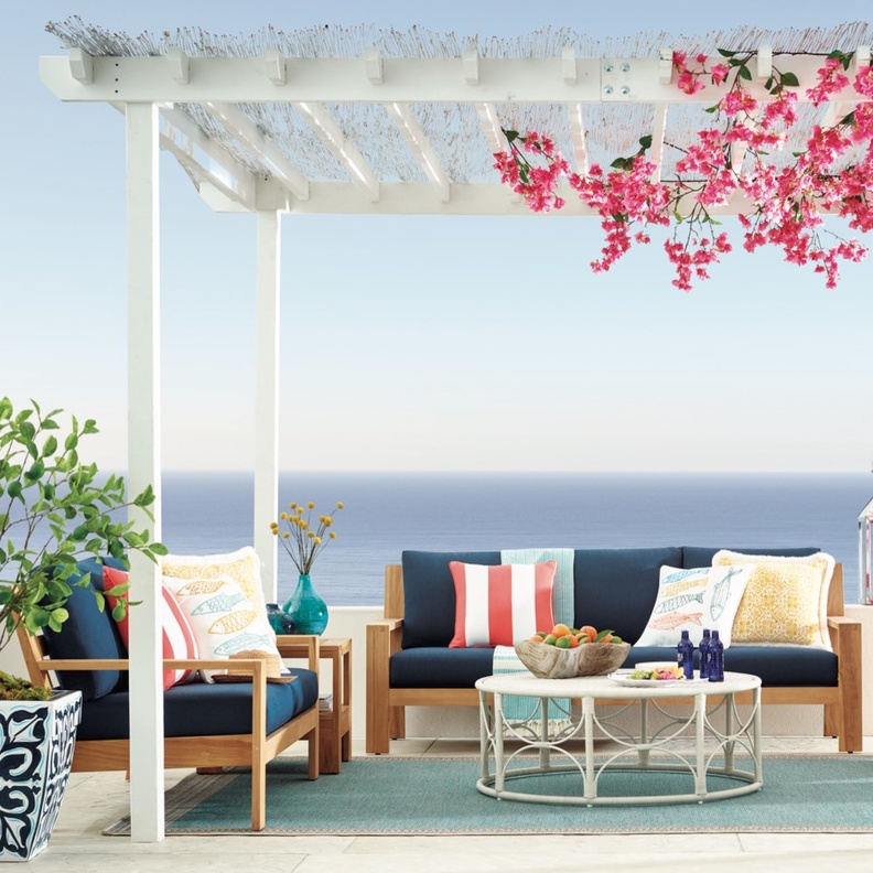 الألوان المشرقة لديكور الجلسلات الخارجية