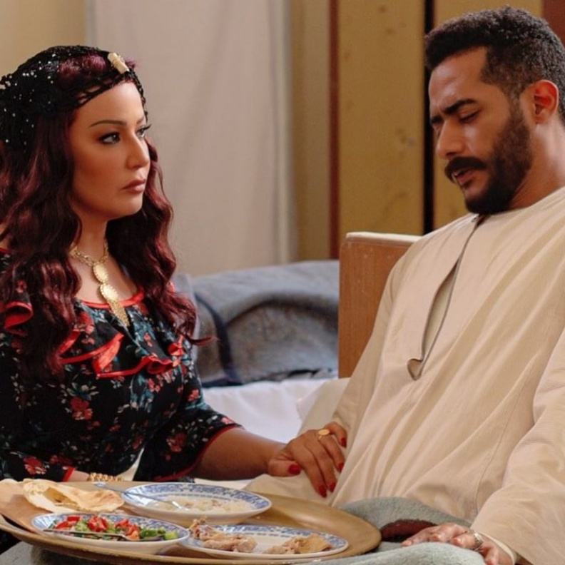 محمد رمضان وسمية الخشاب