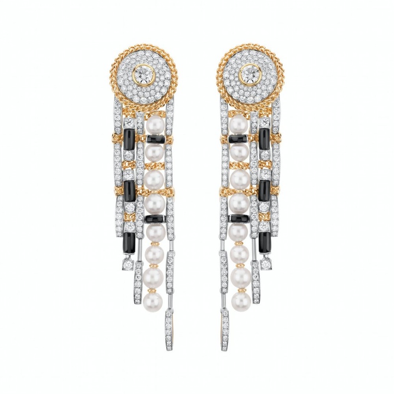  أقراط Tweed Contraste من شانيل Chanel