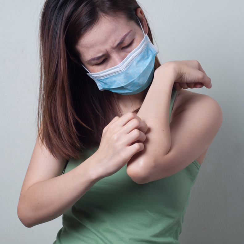 أنواع الطفح الجلدي المرتبط بكورونا