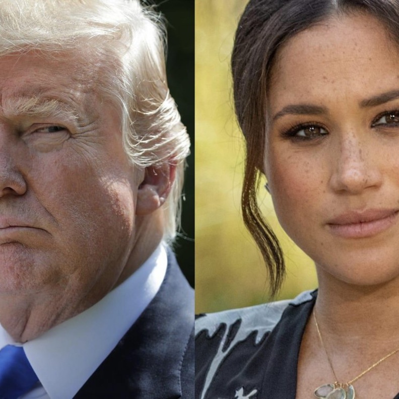 دونالد ترامب يدافع عن ملكة بريطانيا وينتقد ميغان ماركل