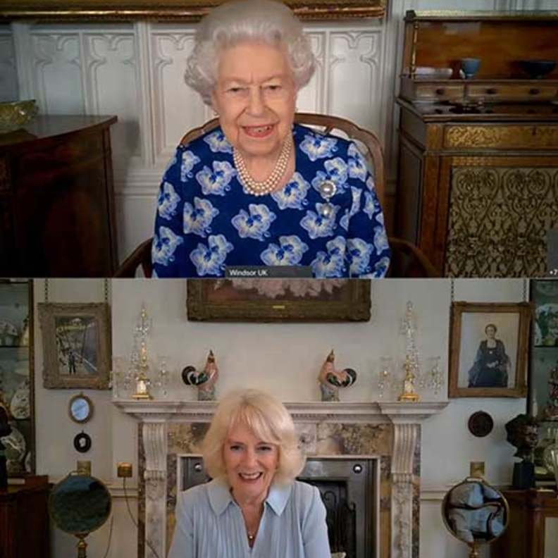 دوقة كورنوال تنضم إلى الملكة في مكالمة فيديو جديدة