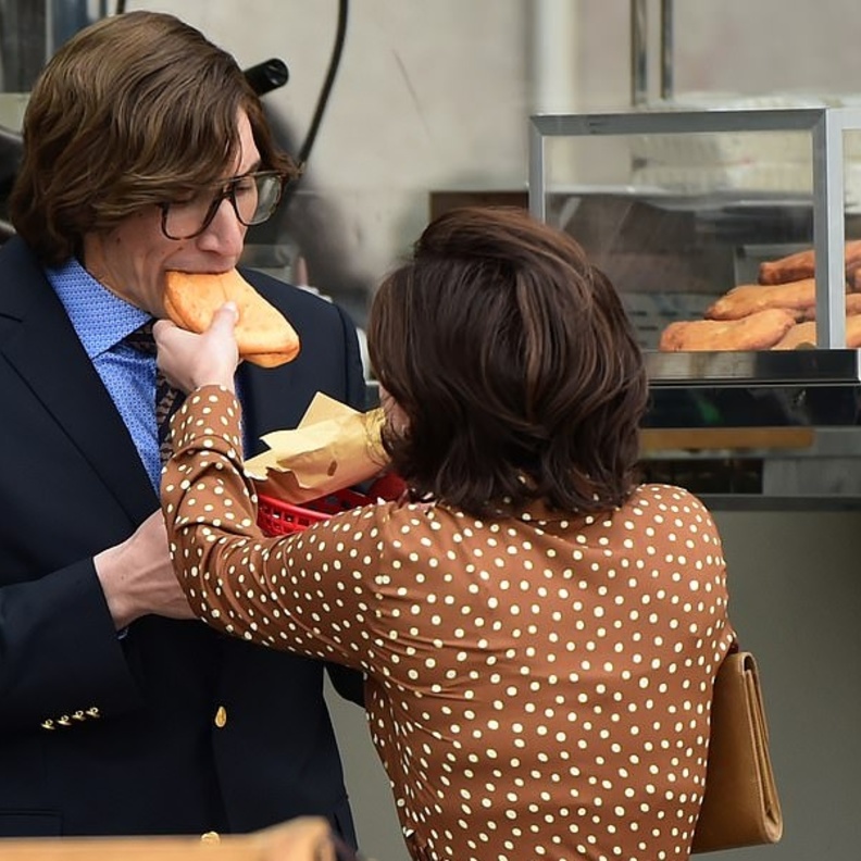 ليدي جاجا و آدم درايفر في كواليس House Of Gucci