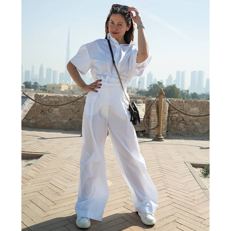 صور اطلالات ريا ابي راشد الاخيرة بأناقة اللون الأبيض