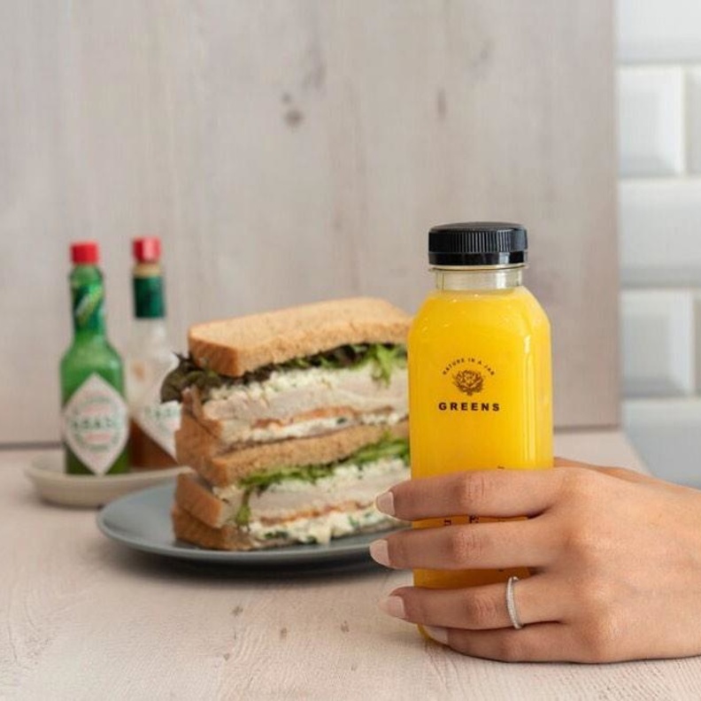 غداء صحي من مطعم Greens