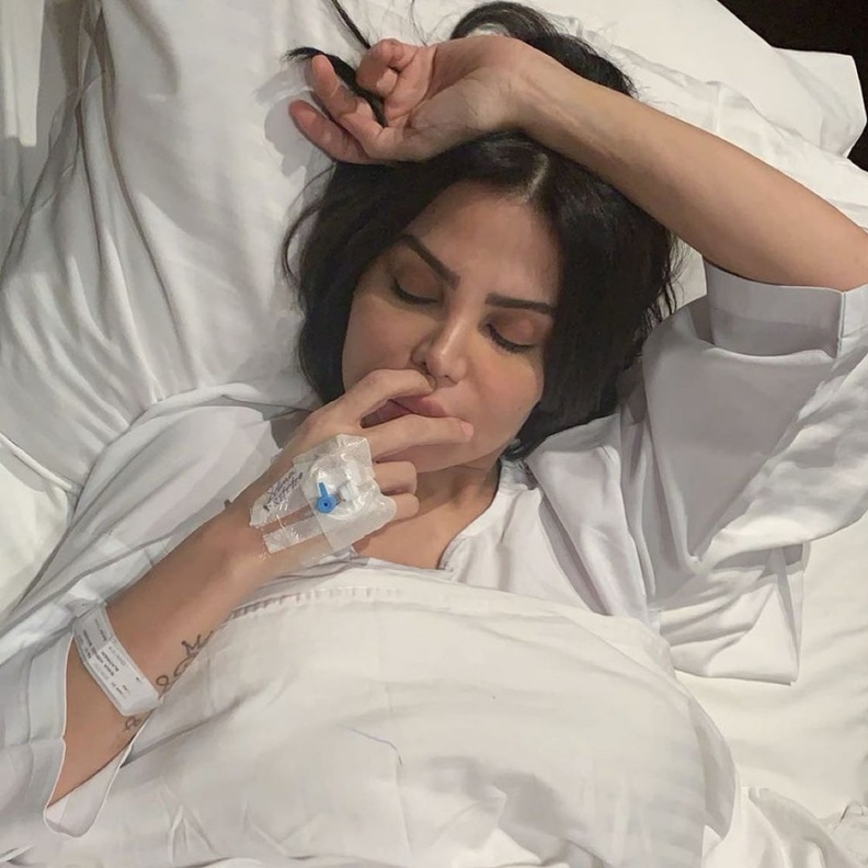 مها محمد تعلن عن اجهاض جنيها