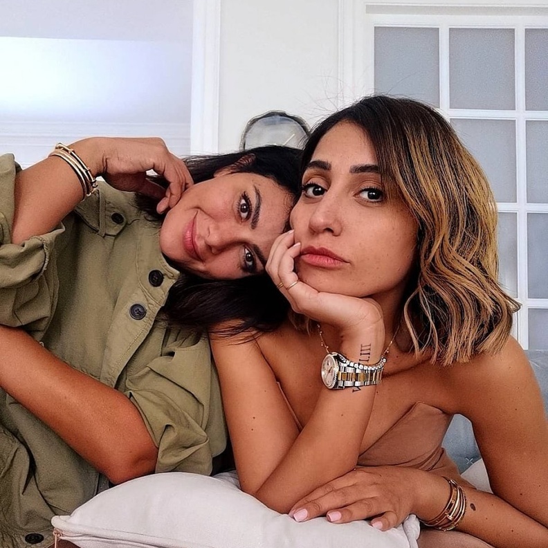 دينا الشربيني وصبا مبارك