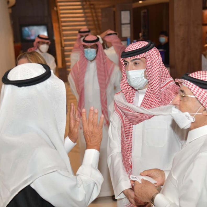 جانب من العرض الخاص بالفيلم في الظهران