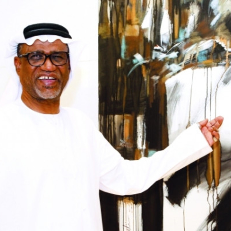 الفنان التشكيلي الإماراتي القدير عبد الرحيم سالم