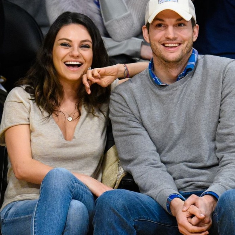  ميلا كونيس Ashton Kutcher وأشتون كوتشر Mila Kunis