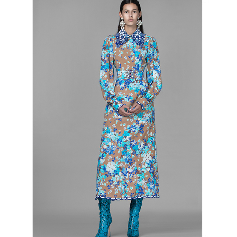 موديلات فساتين مشجرة وفضفاضة من دارAndrew GN