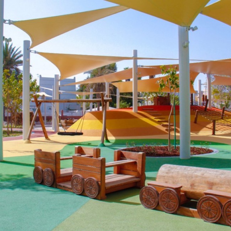  ملاعب واماكن ترفيهية في الحديقة الجديدة