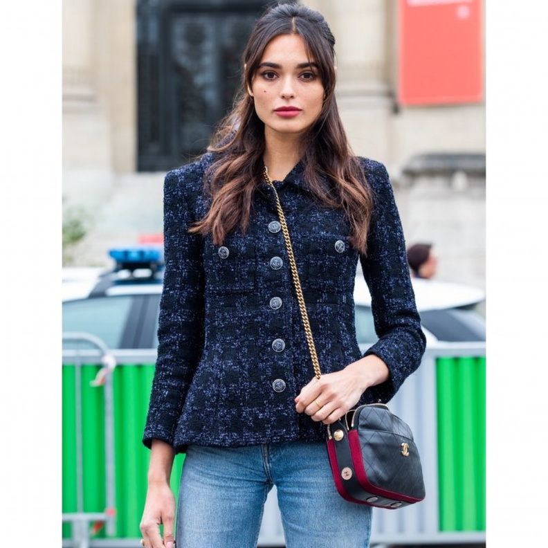 افكار تنسيق جاكيت التويد لاطلالات مفعمة بالانوثة والاناقة