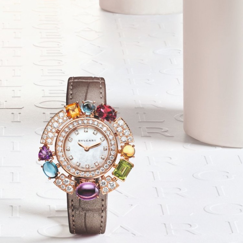 ساعة أليجرا Allegra بالذهب الوردي