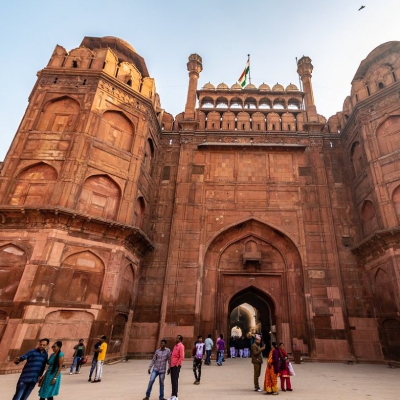  القلعة الحمراء في دلهي بواسطة Andrew Moore