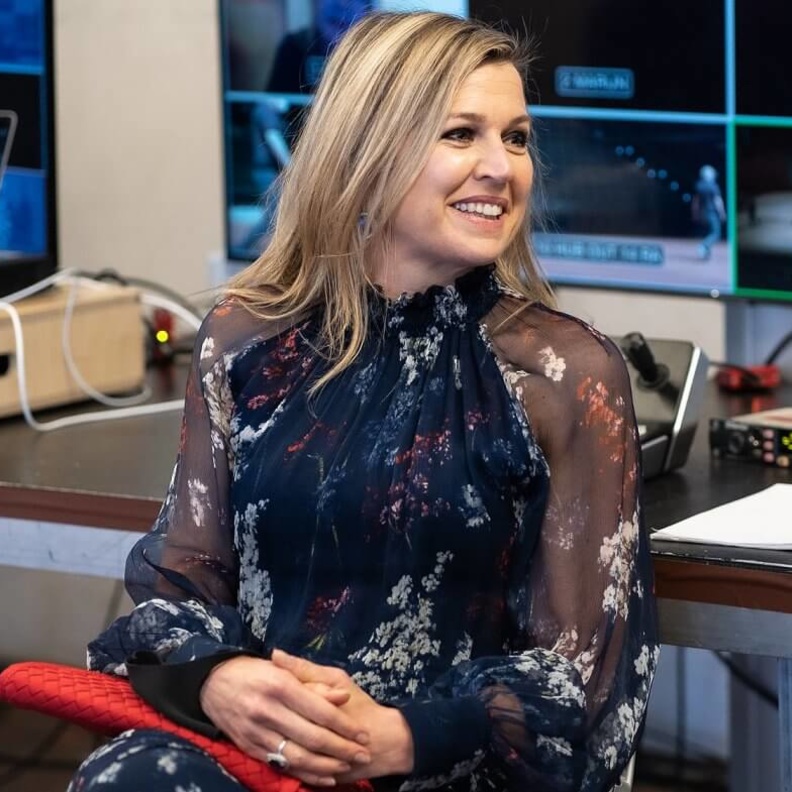 الملكة ماكسيما تزور المسرح الدولي في أمستردام