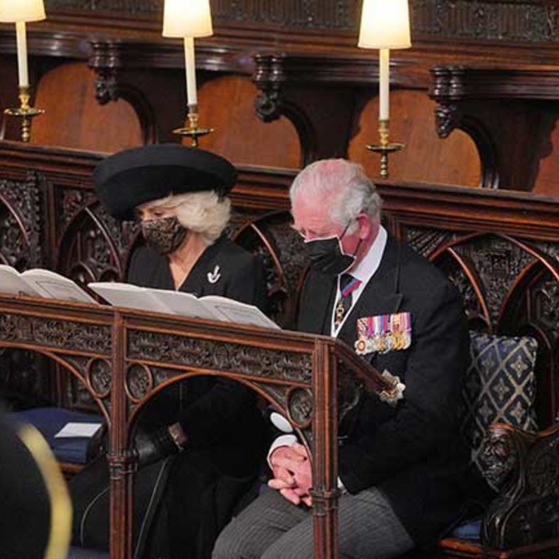 بالصور دموع وعلامات تأثر على أفراد العائلة المالكة في جنازة الأمير فيليب