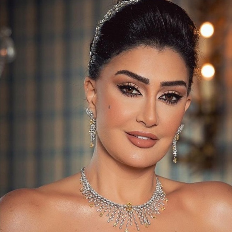 اطلالة غادة عبد الرازق الجمالية في زفافها بمسلسل لحم غزال