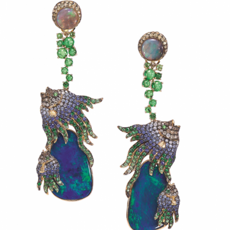 أقراط الأسماك المرفرفة من Wendy Yue