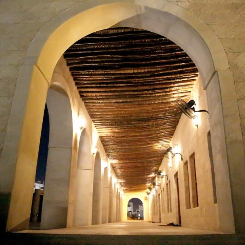  الإضاءة تزين أركان مسجد محمد بن سالم القاسمي