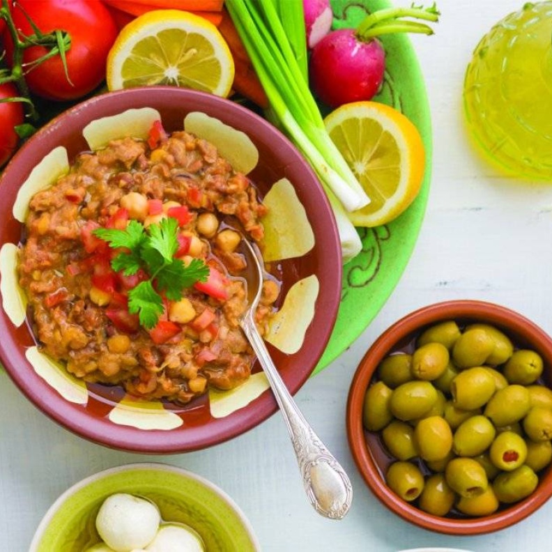 عدد السعرات الحرارية في صحن الفول المدمس