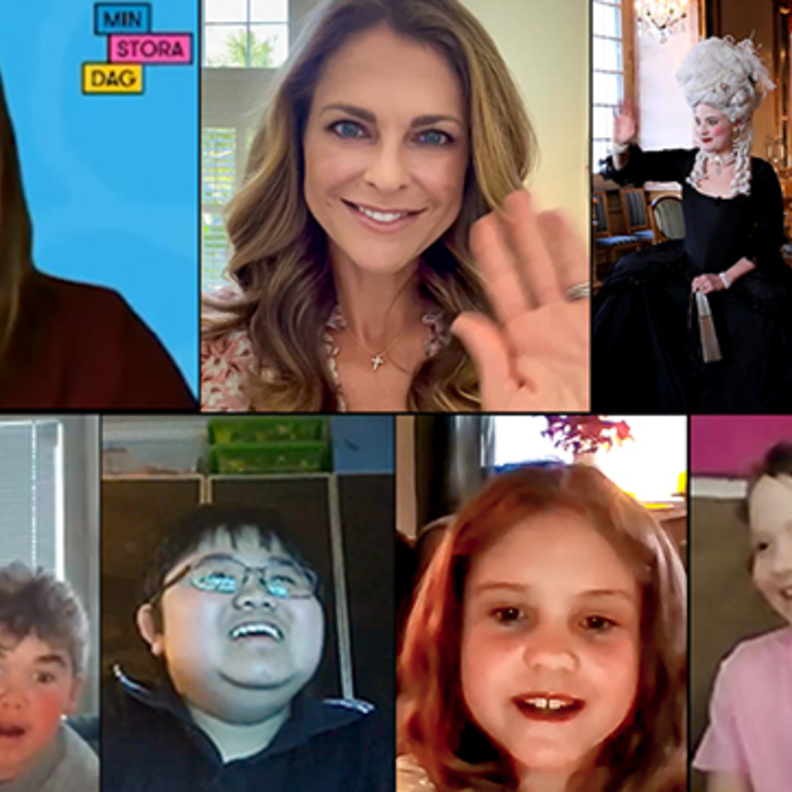  الأميرة مادلين تفاجئ 8 أطفال بجولة افتراضية في القصر الملكي بالسويد