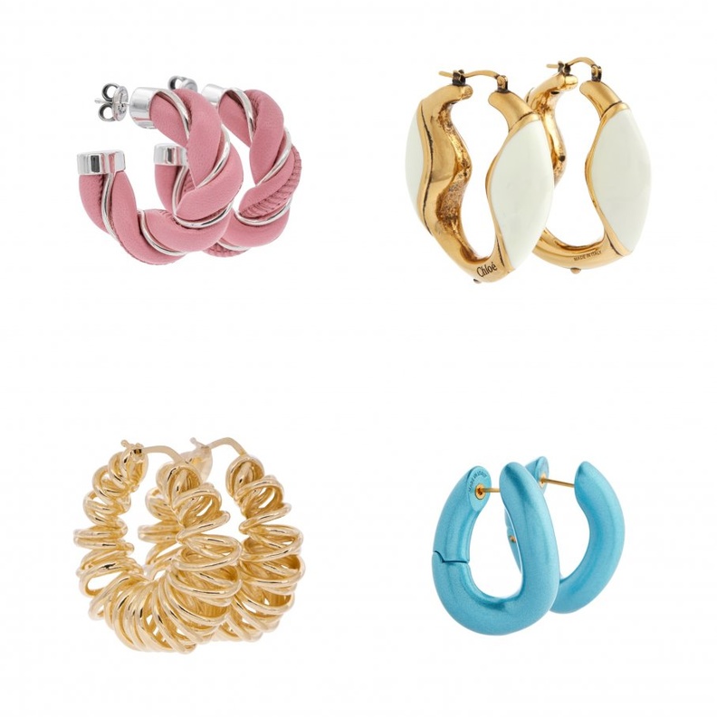  اقراط دائرية ناعمة تناسب الاطلالات بقفاطين رمضان 2021