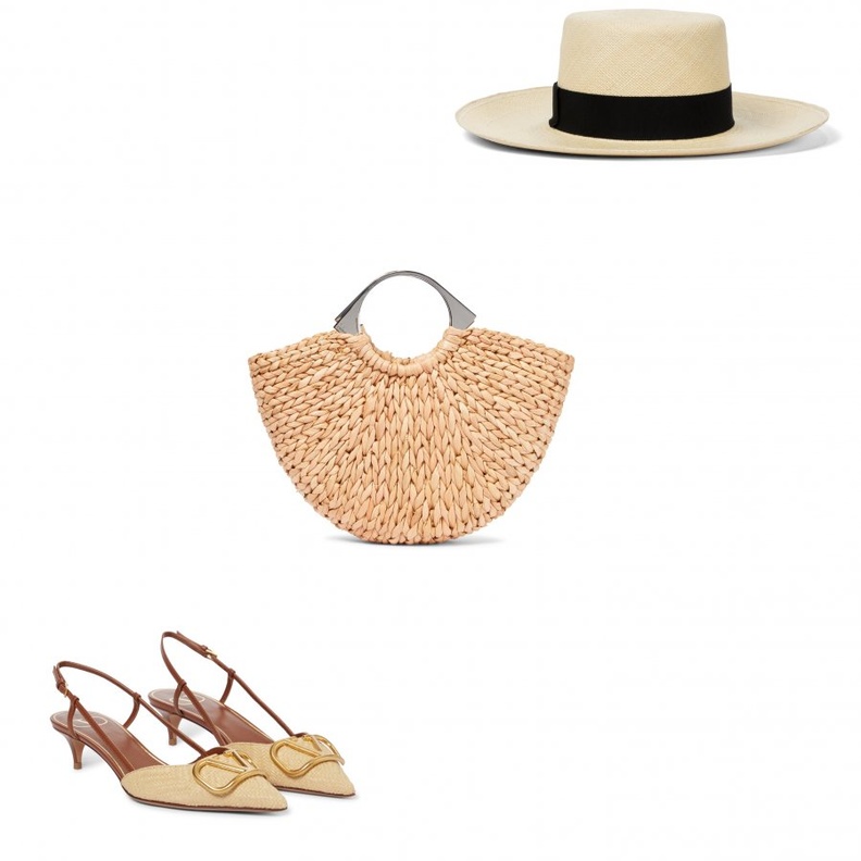 احدث اكسسوارات القش لتزيين اطلالات صيف 2021