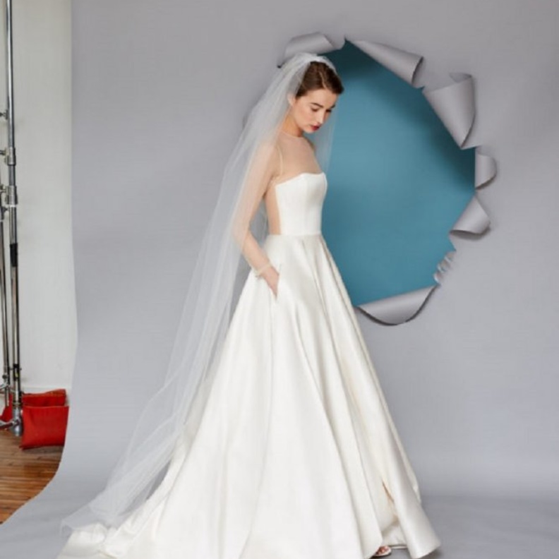 فساتين زفاف من الحرير من gracy accad