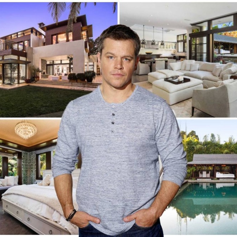  منزل مات ديمون Matt Damon، لوس أنجلوس كاليفورنيا