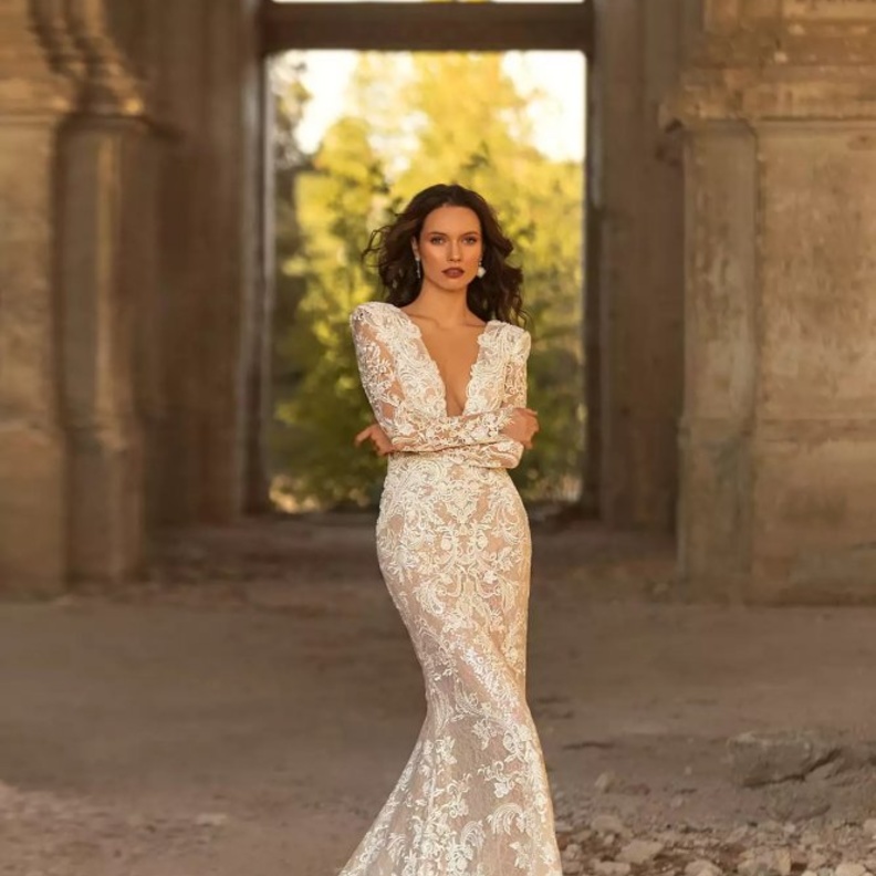 فساتين زفاف دانتيل من eva lendel