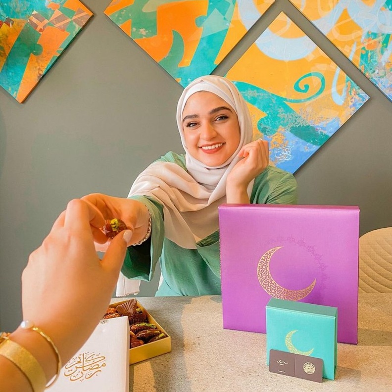 روان السعدي في متجر باتيل 