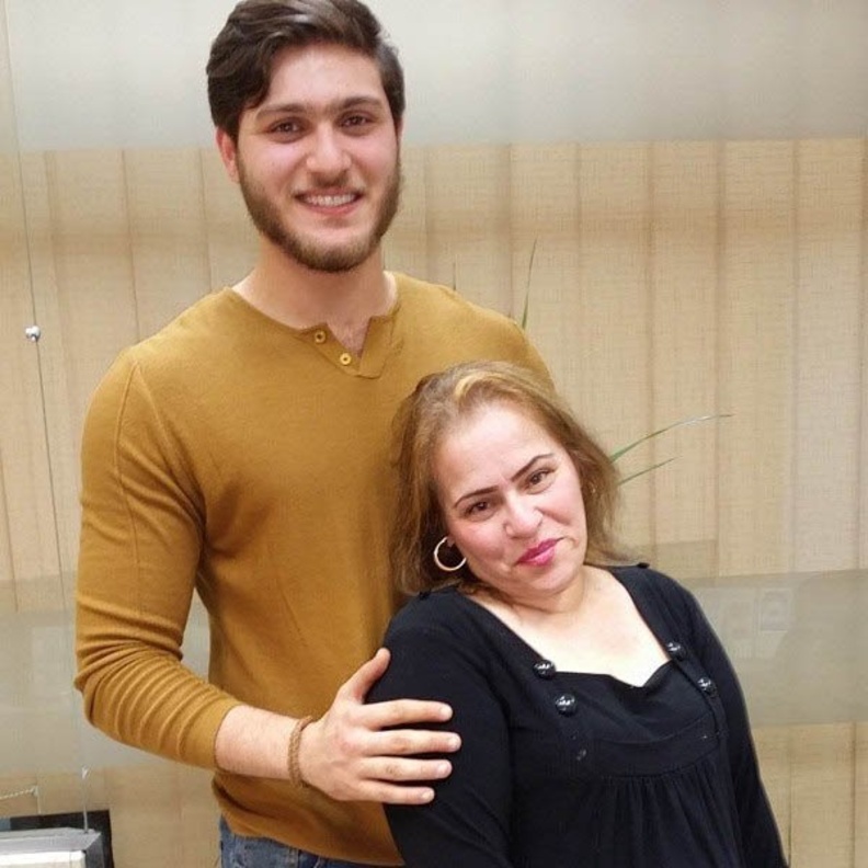 نادية العراقية ونجلها