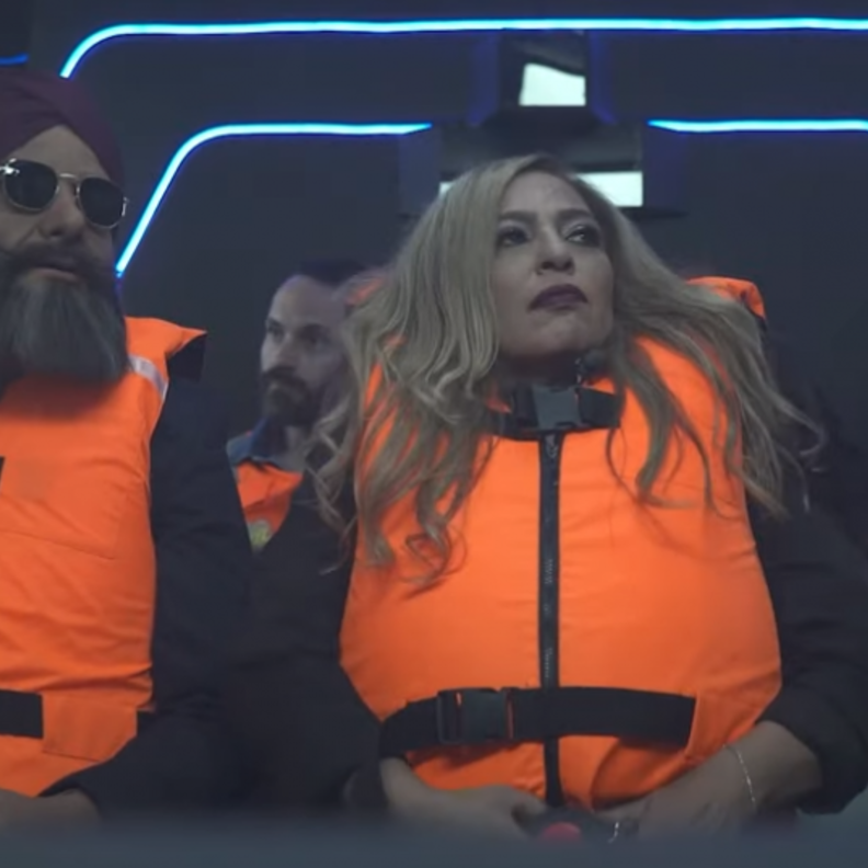 نهلة سلامة في رامز عقله طار