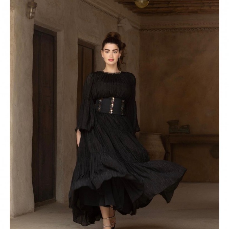  موديلات فساتين ناعمة لمناسبات عيد الفطر على طريقة روان