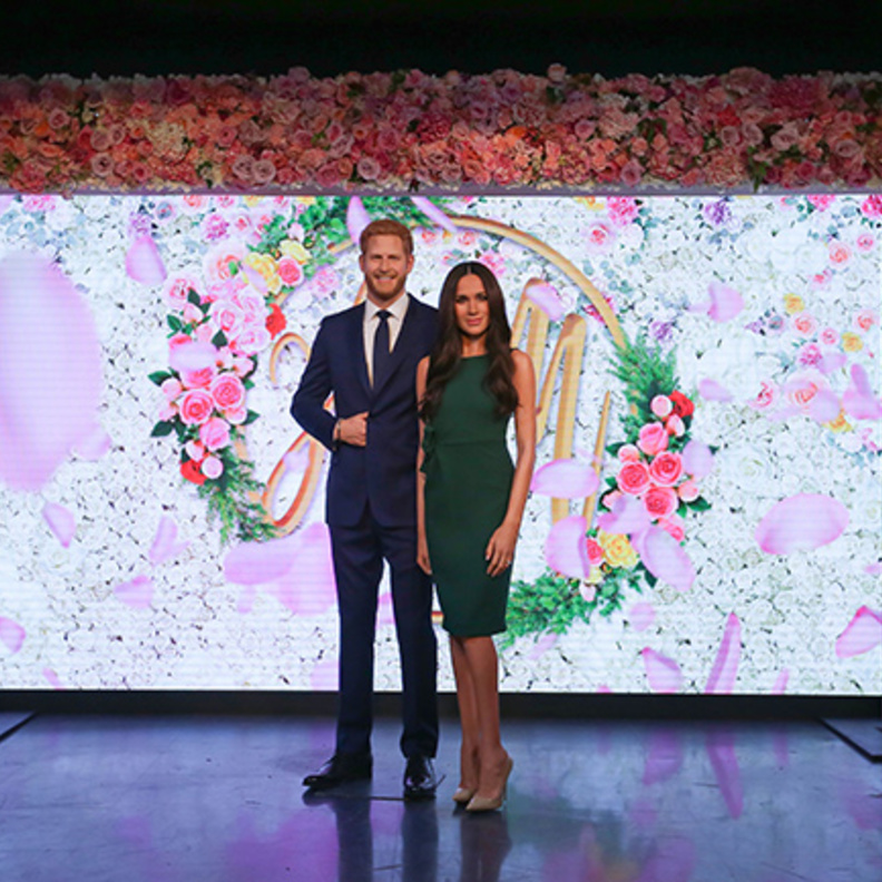 تعرفوا على المكان الجديد الذي وضع فيه تمثالي ميغان وهاري الشمعيين