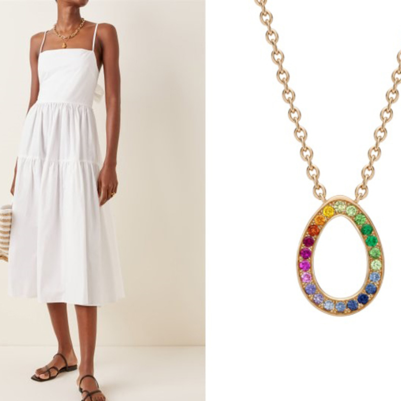  سلسال من Fabergé مع فستان من Ciao Lucia